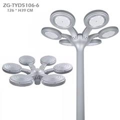 Đèn Đường LED Kiểu Dáng Bông Hoa 6 Cánh Hiện Đại 2023 ZG-TYD5106 AC220V 60-240W ZALAA Cho cột cao 6-10m