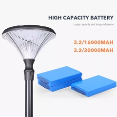 Đèn Đường Sân Vườn Năng Lượng Mặt Trời ZG-GGD003 ZALAA cho cột cao 2-4m