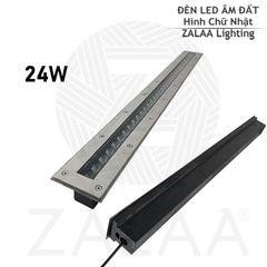 Đèn Led Âm Đất Chữ Nhật từ 3W đến 24W