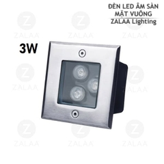 Đèn Led Âm Sàn (Lắp Dưới Mặt Đất) Kiểu Hình Vuông từ 3W đến 36W