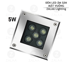 Đèn Led Âm Sàn (Lắp Dưới Mặt Đất) Kiểu Hình Vuông từ 3W đến 36W