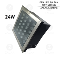 Đèn Led Âm Sàn (Lắp Dưới Mặt Đất) Kiểu Hình Vuông từ 3W đến 36W