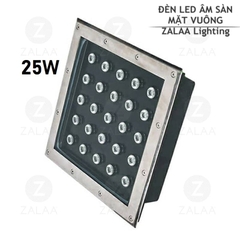 Đèn Led Âm Sàn (Lắp Dưới Mặt Đất) Kiểu Hình Vuông từ 3W đến 36W