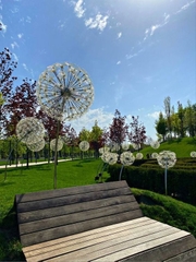 Đèn LED Bông hoa Bồ Công Anh Dandelion đường kính 1.5m, nhiều màu RGB - Giải pháp chiếu sáng cảnh quan kiểu mới