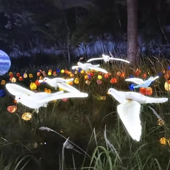 Đèn LED Birds Hình Con Chim Bay Năng Động ZALAA Mới Cho Dự Án Chiếu Sáng và Trang Trí Sân Vườn