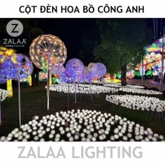 Đèn LED Hoa Bồ Công Anh Trang Trí Cảnh Quan Sân Vườn, Công Viên ZSV-Dandelion ZALAA
