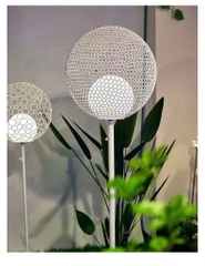 Đèn LED Quả Cầu Hoa Sắt Rỗng Giữa - Bóng Tròn Đôi Đẹp Lạ ZALAA ZSV-Flowers-Iron Chiếu sáng & trang trí cảnh quan