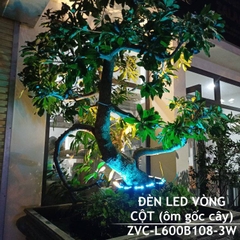 Đèn Led Ôm Cột (Gốc Cây) 3W Mã sản phẩm ZVC-L600B108-3W