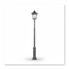 Trụ Đèn LED Sân Vườn Châu Âu - Kiểu dáng Đầu Tháp Mái Chùa, Đình Cổ Điển | ZSV-GLP EU003