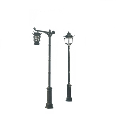 Trụ Đèn LED Sân Vườn Châu Âu - Kiểu dáng Đầu Tháp Mái Chùa, Đình Cổ Điển | ZSV-GLP EU003