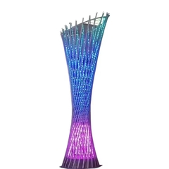 Trụ Đèn ZALAA Mô Hình Lọ Cắm Hoa Khổng Lồ RGB đổi màu chiếu sáng khu trung tâm, công viên - LED Motif Light