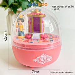 Đồ chơi hộp nhạc vặn cót Pikaboo, công chúa di chuyển xung quanh lâu đài âm thanh du dương