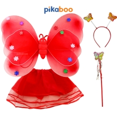 Đồ chơi trung thu cánh tiên Pikaboo xinh xắn cho bé gái chất liệu vải hoạ tiết và màu sắc sinh động
