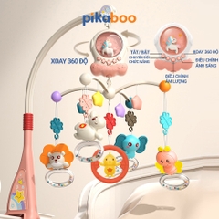 Đồ chơi treo nôi phát nhạc cho bé sơ sinh Pikaboo