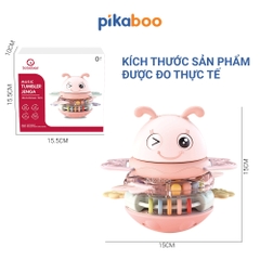 Đồ chơi lật đật Pikaboo kết hợp 3 in 1 và âm thanh vui nhộn, chất liệu an toàn cho bé