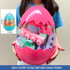 Đồ chơi xếp hình khối quả trứng Pikaboo, chất liệu nhựa dẻo cao cấp an toàn giúp bé phát triển sớm