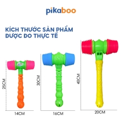 Búa nhựa hơi 2 đầu cho bé Pikaboo