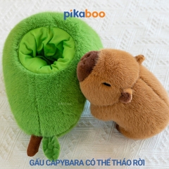 Gấu bông Capybara bơ Pikaboo