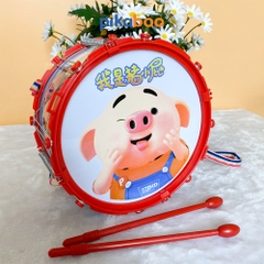 Đồ chơi trung thu bộ trống kèn Pikaboo có mẫu kèm xúc xắc và kèn, chất liệu nhựa an toàn cho trẻ