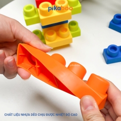 Đồ chơi xếp hình khối quả trứng Pikaboo, chất liệu nhựa dẻo cao cấp an toàn giúp bé phát triển sớm