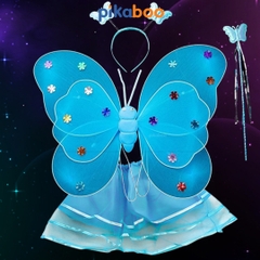 Đồ chơi trung thu cánh tiên Pikaboo xinh xắn cho bé gái chất liệu vải hoạ tiết và màu sắc sinh động