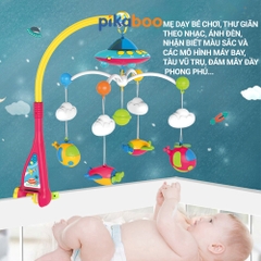 Đồ chơi treo nôi phát nhạc cho bé sơ sinh Pikaboo