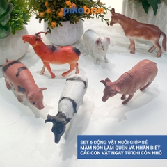 Đồ chơi con vật Pikaboo mô hình động vật cho bé