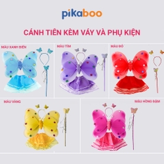 Đồ chơi trung thu cánh tiên Pikaboo xinh xắn cho bé gái chất liệu vải hoạ tiết và màu sắc sinh động