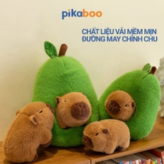 Gấu bông Capybara bơ Pikaboo