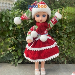 Búp bê Noel Pikaboo kèm cành thông xinh xắn