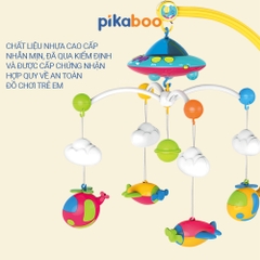 Đồ chơi treo nôi phát nhạc cho bé sơ sinh Pikaboo