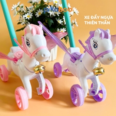 Đồ chơi trung thu xe đẩy con vật Pikaboo con ngựa, máy bay ngộ nghĩnh, chuyển động vui mắt cho bé