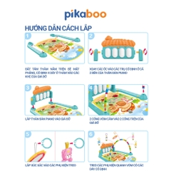 Đồ chơi thảm nhạc Piano cao cấp cho bé Pikaboo