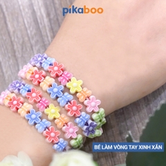 Hạt làm vòng tay Pikaboo, đồ chơi DIY cho bé tự sáng tạo