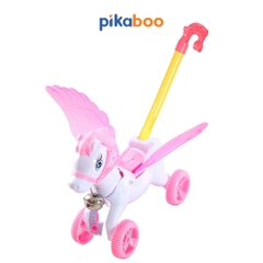 Đồ chơi trung thu xe đẩy con vật Pikaboo con ngựa, máy bay ngộ nghĩnh, chuyển động vui mắt cho bé