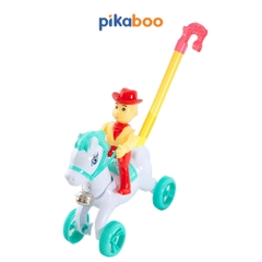 Đồ chơi trung thu xe đẩy con vật Pikaboo con ngựa, máy bay ngộ nghĩnh, chuyển động vui mắt cho bé
