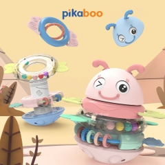 Đồ chơi lật đật Pikaboo kết hợp 3 in 1 và âm thanh vui nhộn, chất liệu an toàn cho bé