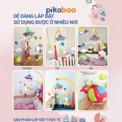 Đồ chơi treo nôi phát nhạc cho bé sơ sinh Pikaboo