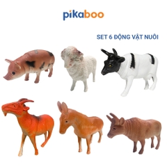 Đồ chơi con vật Pikaboo mô hình động vật cho bé