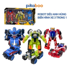 Robot biến hình Pikaboo 3 mẫu trong 1