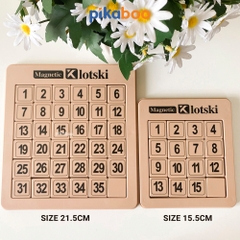 Bảng trượt số thông minh gắn nam châm Klotski
