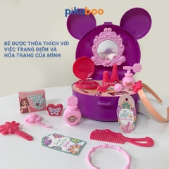 Bộ đồ chơi nhập vai balo trang điểm, siêu thị, bác sĩ Pikaboo