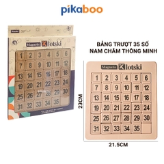Bảng trượt số thông minh gắn nam châm Klotski
