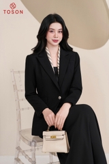 82511B35 - Vest dáng basic trượt hàn đen