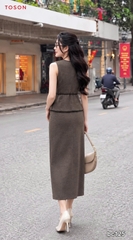 BC125 - Bộ gilê dạ len + Chân váy