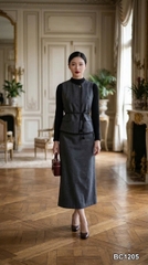 BC125 - Bộ gilê dạ len + Chân váy
