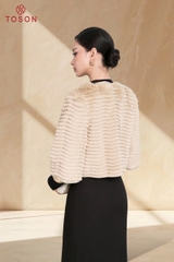 81980 - Áo khoác lông tầng tay lỡ