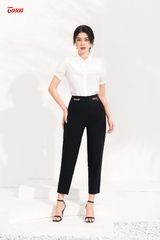 23009B82 - Quần baggy, cạp xếp ly - trượt hàn.
