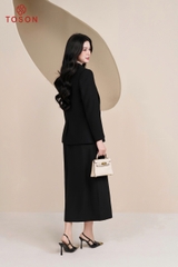 82511B35 - Vest dáng basic trượt hàn đen