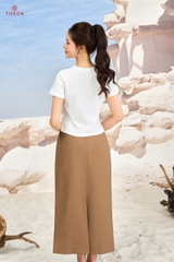 AP133 - Áo phông croptop, dáng ôm, in chữ hoa nhỏ